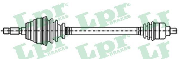 Приводной вал DS21050 LPR