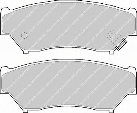 Комплект тормозных колодок, диско FSL1020 FERODO