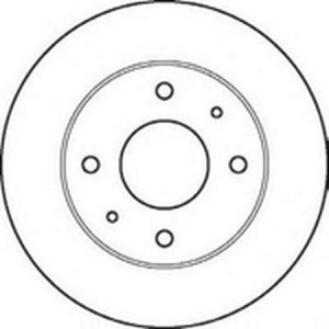 Тормозной диск 561861B BENDIX JURID