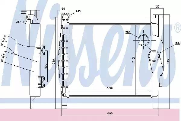 Интеркулер 96970 NISSENS