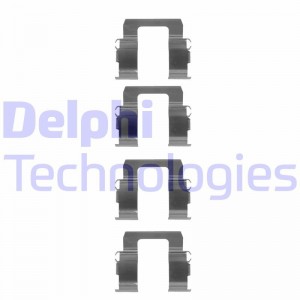 Комплектующие, колодки дискового тормоза LX0083 DELPHI