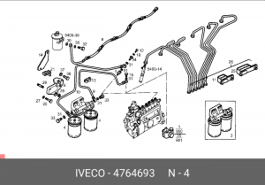 Топливный фильтр 4764693 IVECO