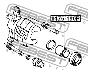 Поршень тормозного суппорта 0176-AE190F FEBEST