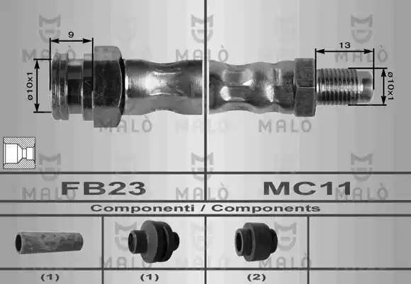 Тормозной шланг 8574 MALO