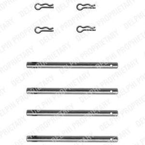 Комплектующие, колодки дискового тормоза LX0139 DELPHI