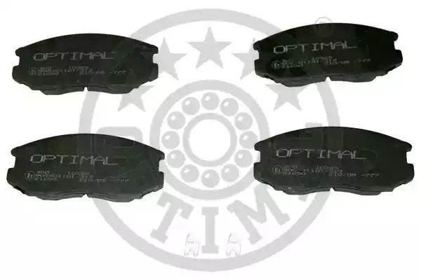 Комплект тормозных колодок, диско 10325 OPTIMAL