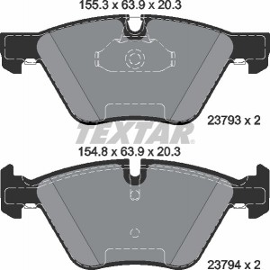 Колодки тормозные дисковые 2379301 TEXTAR