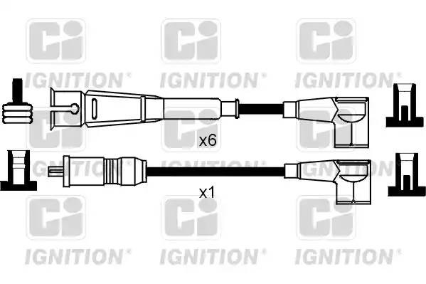 Ккомплект проводов зажигания XC904 QUINTON HAZELL