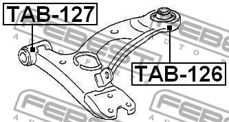 Сайлентблок TAB-126 FEBEST