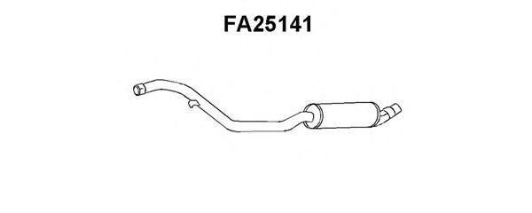 Предглушитель выхлопных газов FA25141 VENEPORTE