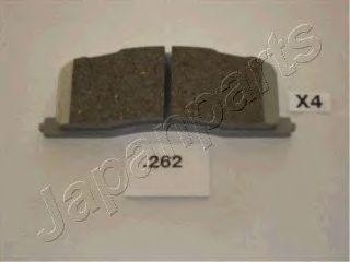 Комплект тормозных колодок, диско PP-262AF JAPAN PARTS GROUP