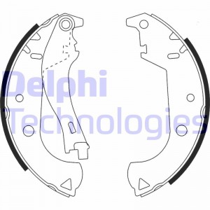 Комплект тормозных колодок LS1916 DELPHI