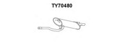 Глушитель выхлопных газов конечный TY70480 VENEPORTE