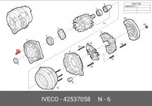 Болт 42537058 IVECO