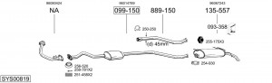 Катализатор 099717 BOSAL