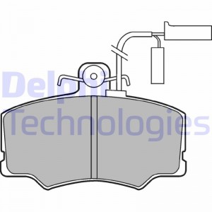 Комплект тормозных колодок, диско LP902 DELPHI