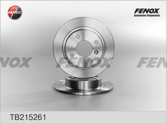 Диск тормозной TB215261 FENOX