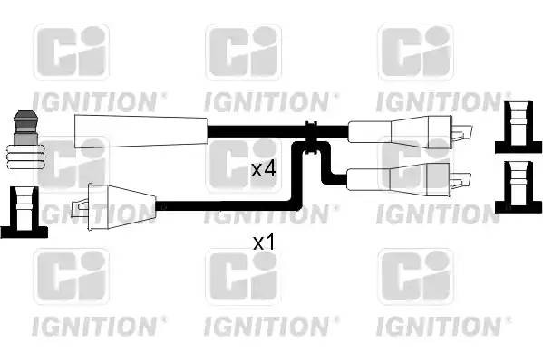 Ккомплект проводов зажигания XC523 QUINTON HAZELL