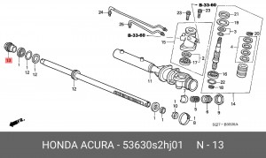 Деталь 53630S2HJ01 HONDA