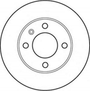Тормозной диск 562171B BENDIX JURID