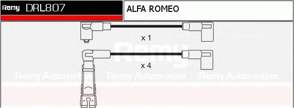 Ккомплект проводов зажигания DRL807 DELCO REMY