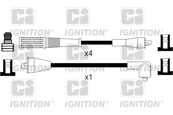 Ккомплект проводов зажигания XC852 QUINTON HAZELL
