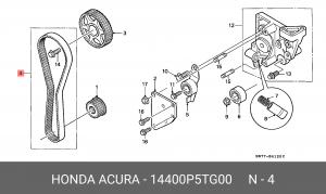Ремень ГРМ 14400P5TG00 HONDA