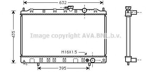 Радиатор охлаждения ДВС MT2080 AVA