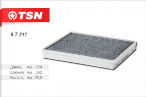 Фильтр салона 97211 TSN