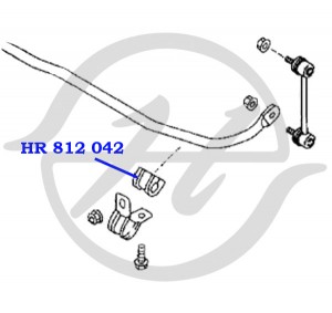 Втулка стабилизатора HR 812 042 HANSE