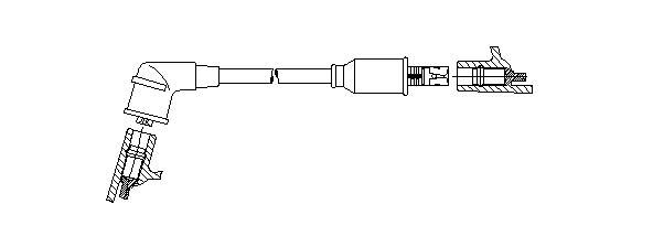 Провод зажигания 48884 BREMI