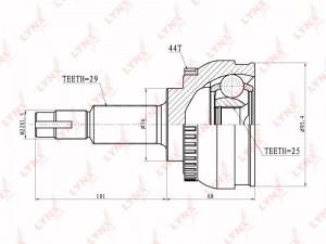 ШРУС CO-5711A LYNXAUTO