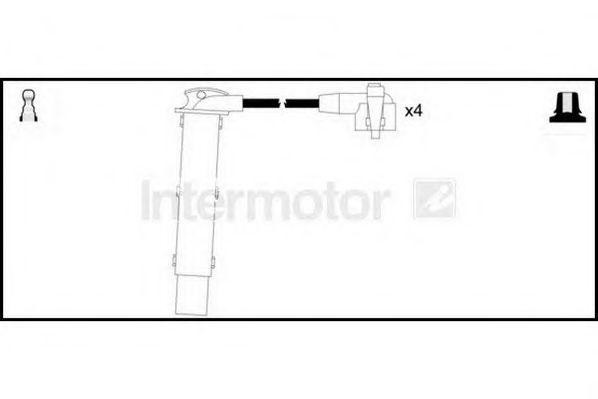 Ккомплект проводов зажигания 83052 STANDARD