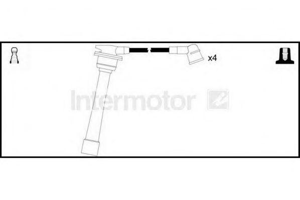 Ккомплект проводов зажигания 73695 STANDARD