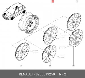 Деталь 8200319250 RENAULT