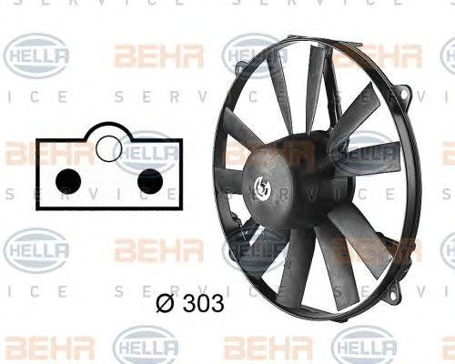 Вентилятор, охлаждение двигателя 8EW009144751 HELLA