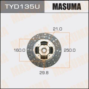 Диск сцепления TYD135U MASUMA