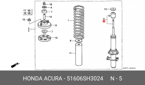 Амортизатор 51606SH3024 HONDA