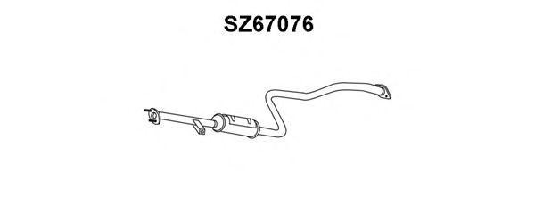 Предглушитель выхлопных газов SZ67076 VENEPORTE