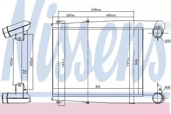 Интеркулер 97028 NISSENS