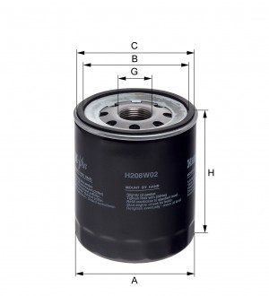 Масляный фильтр H208W02 HENGST