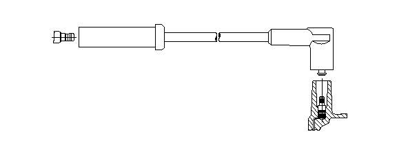 Провод зажигания 69972 BREMI