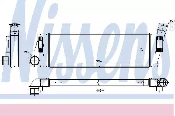 Интеркулер 96728 NISSENS