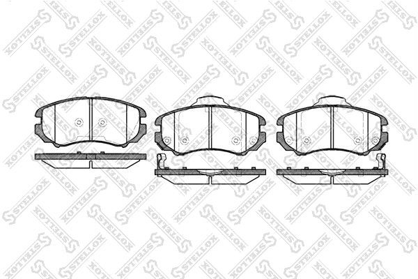 Колодки тормозные дисковые 964-002B-SX STELLOX