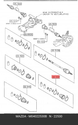 Деталь M040-22-530B MAZDA