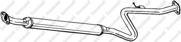 Средний глушитель выхлопных газов 283-377 BOSAL