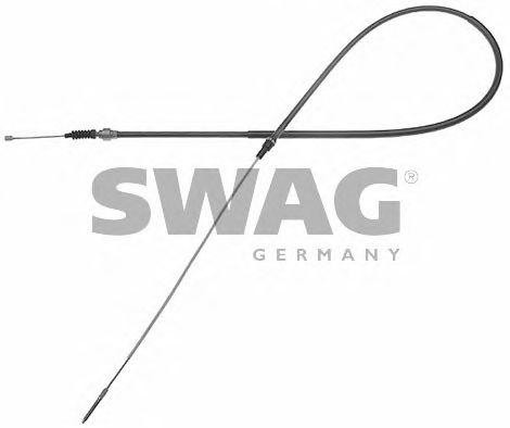 Трос, стояночная тормозная система 30 91 4202 SWAG