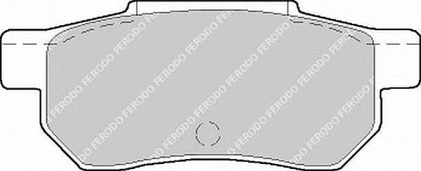 Комплект тормозных колодок, диско FSL472 FERODO