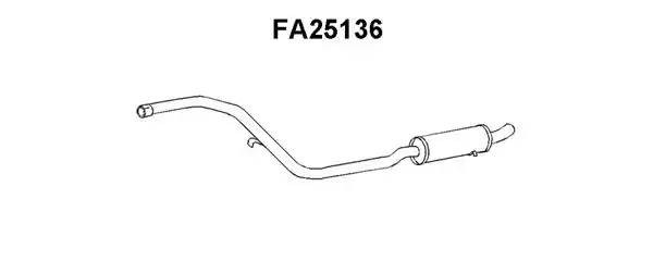 Предглушитель выхлопных газов FA25136 VENEPORTE