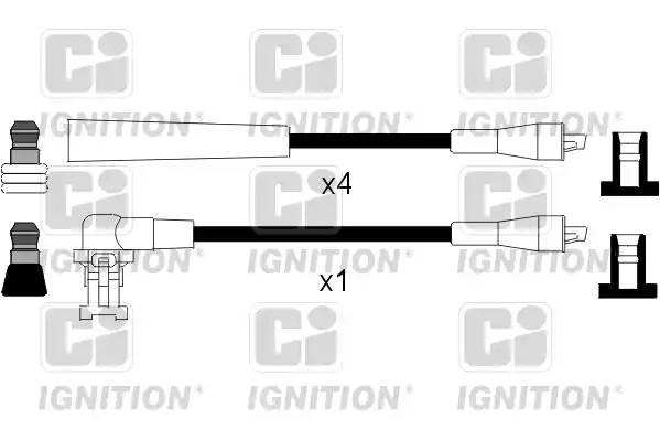 Ккомплект проводов зажигания XC134 QUINTON HAZELL